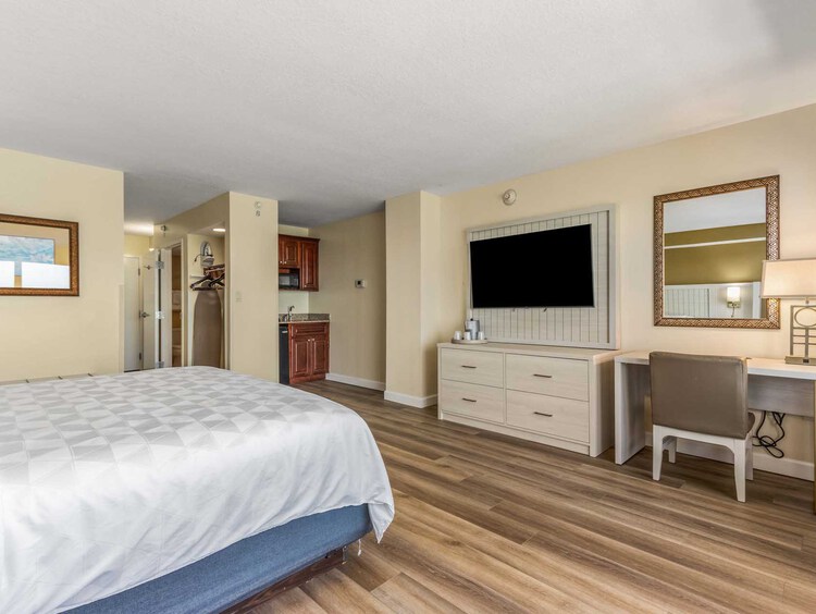 One king bed