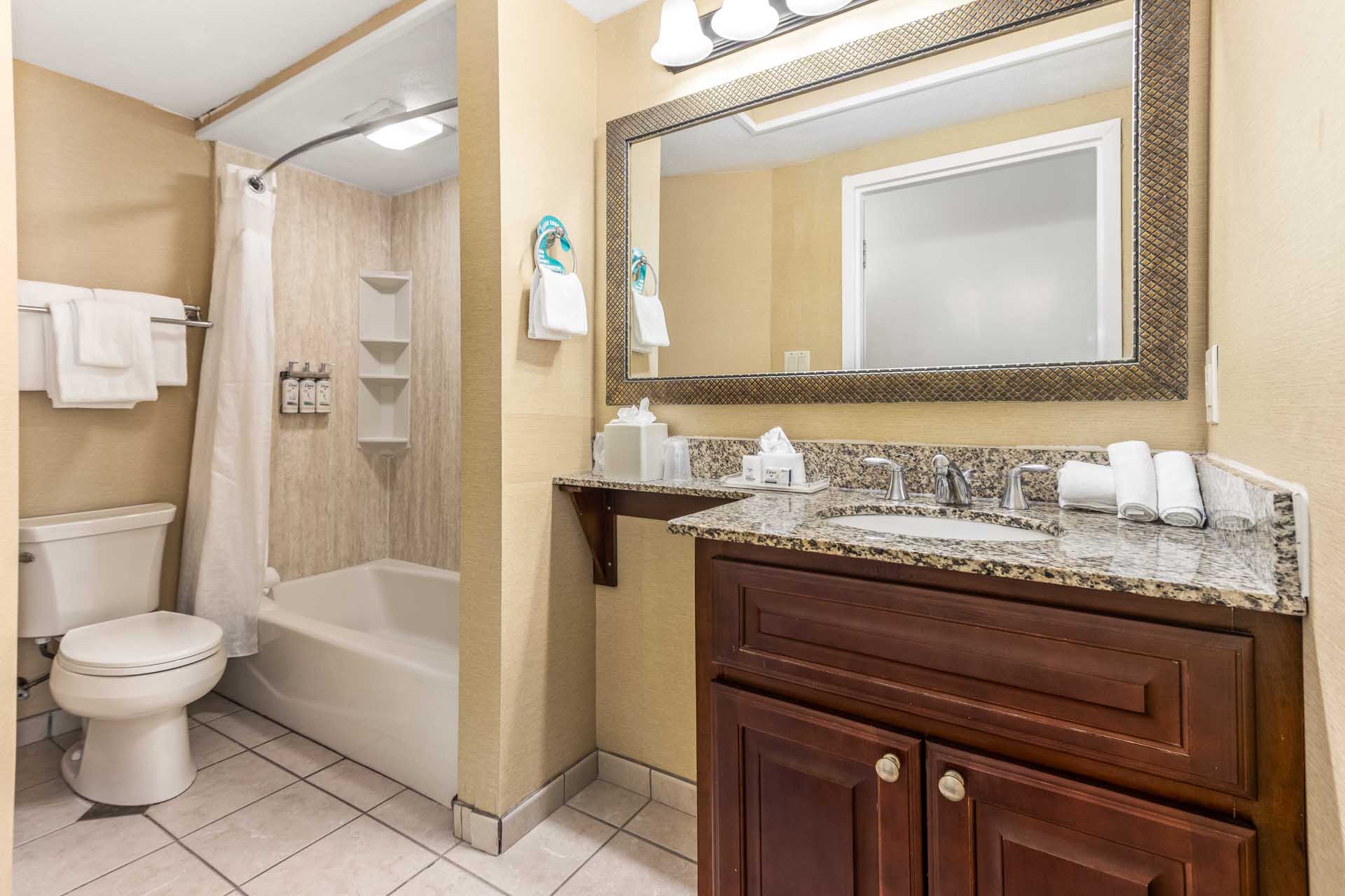 Bathroom with toilet and sink