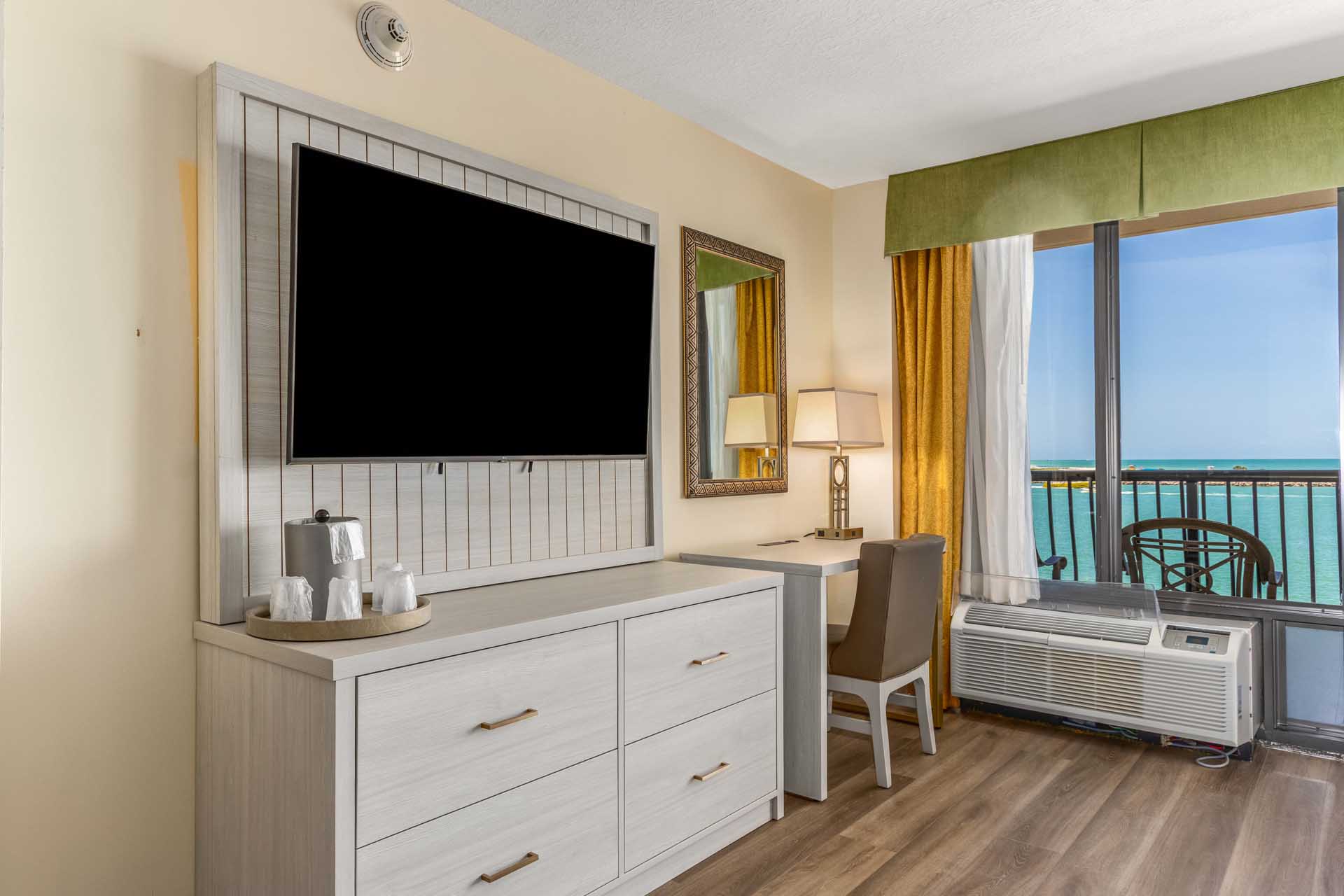 TV and dresser